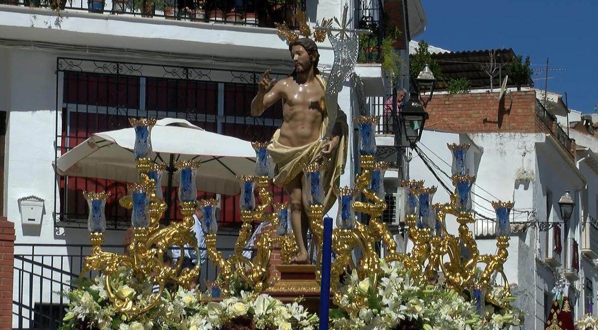 El Resucitado por las calles de Priego de Córdoba.