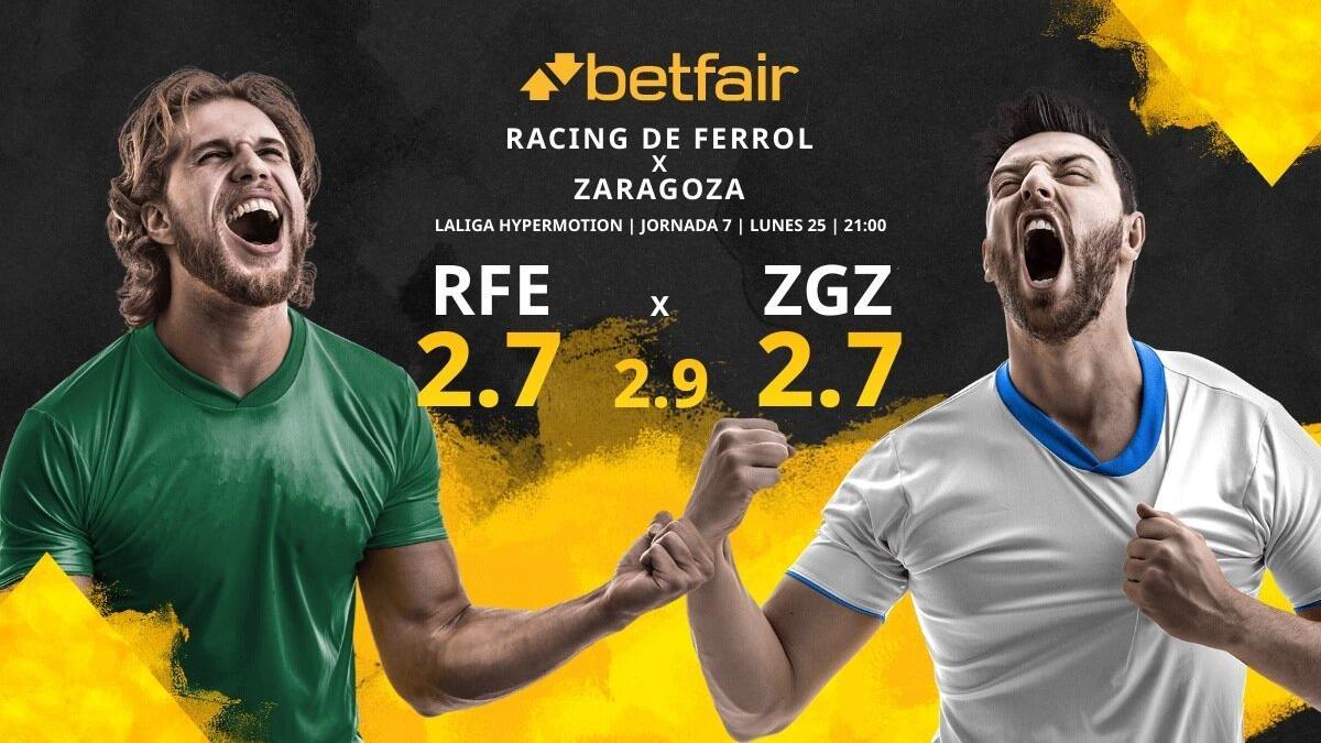 Racing Club Ferrol vs. Real Zaragoza: horario, TV, estadísticas, clasificación y pronósticos