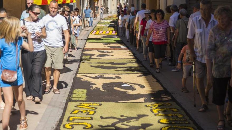 Centenars de visitants han anat a veure les catifes d&#039;Arbúcies