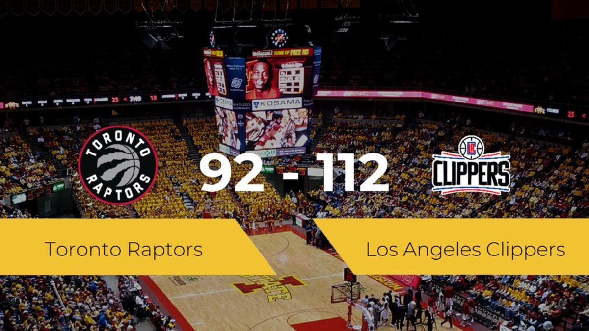 Triunfo de Los Angeles Clippers ante Toronto Raptors por 92-112