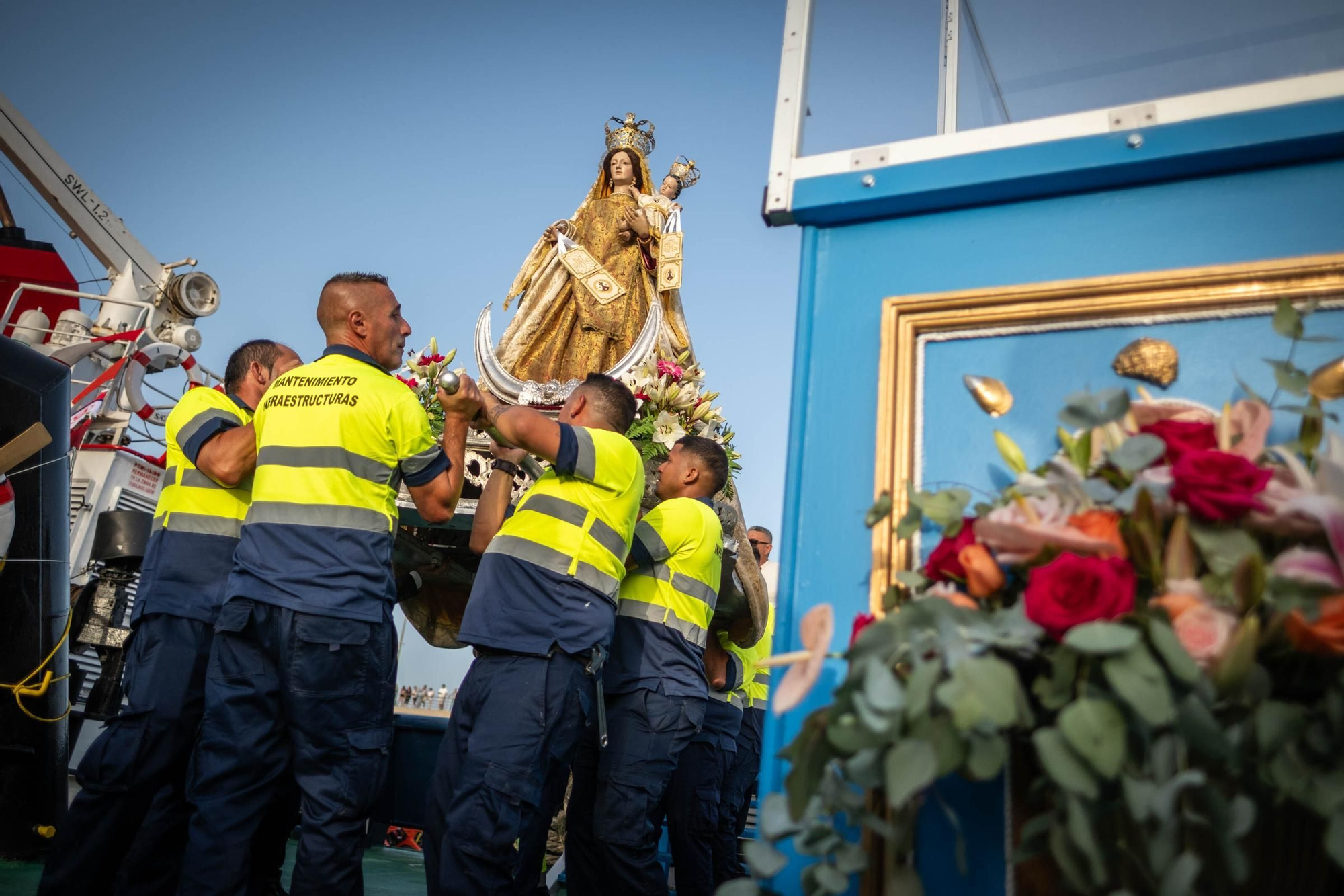 Procesión de la Virgen del Carmen en Santa Cruz de Tenerife