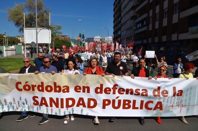 Manifestación en defensa de la sanidad pública