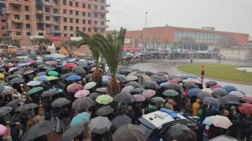 Primera mascletà en Castelló