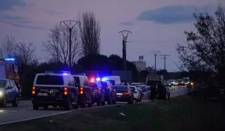 Cinco heridos graves, entre ellos dos niñas, en el accidente múltiple de la carretera hacia Moraleja del Vino