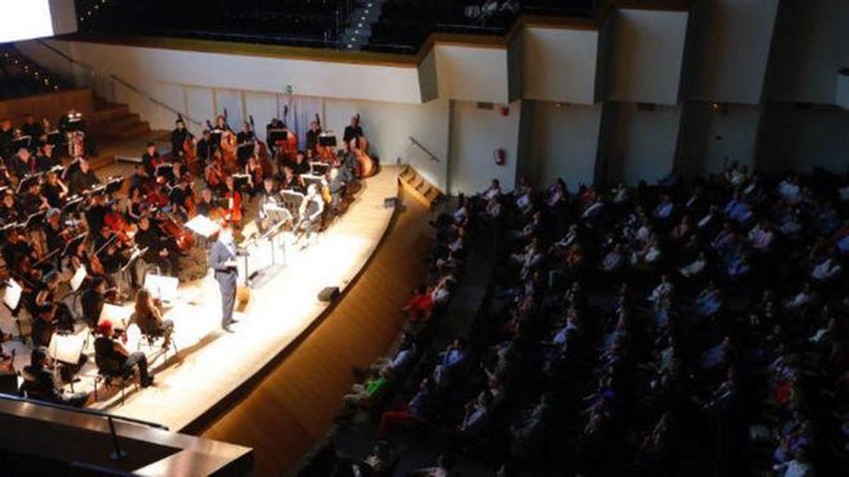 Actuación en el Palau de la Música, en una imagen de archivo.