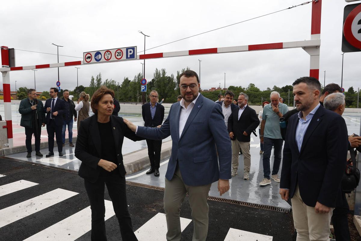 EN IMÁGENES: Así es el nuevo parking disuasorio de la avenida Portugal de Gijón