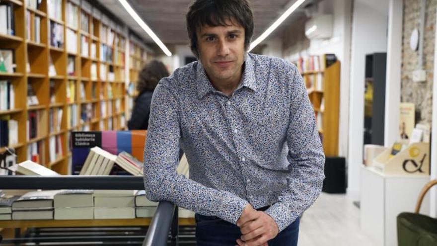 Bernabé, ayer en la Librería Luces.