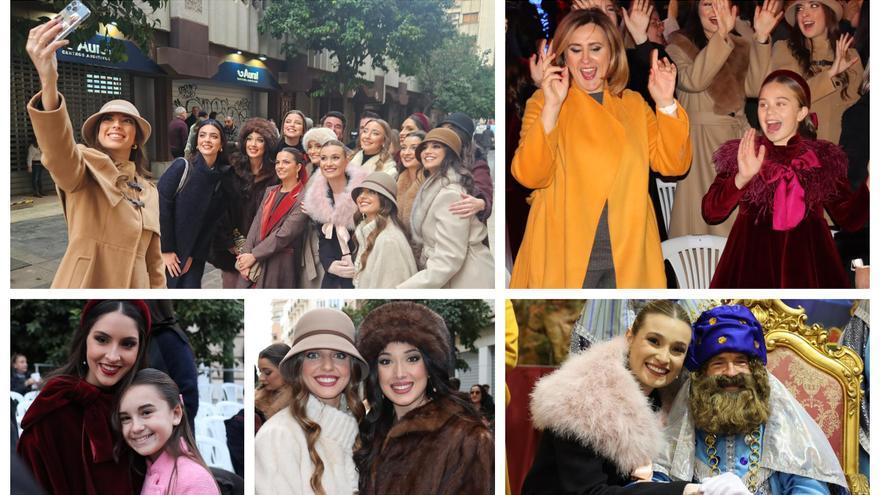 El clásico de falleras mayores y cortes de honor en la Cabalgata de Reyes