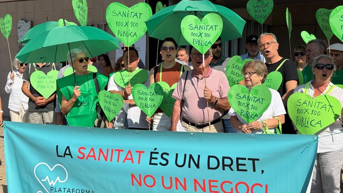 Concentración por la reversión del Hospital del Vinalopó de Elche