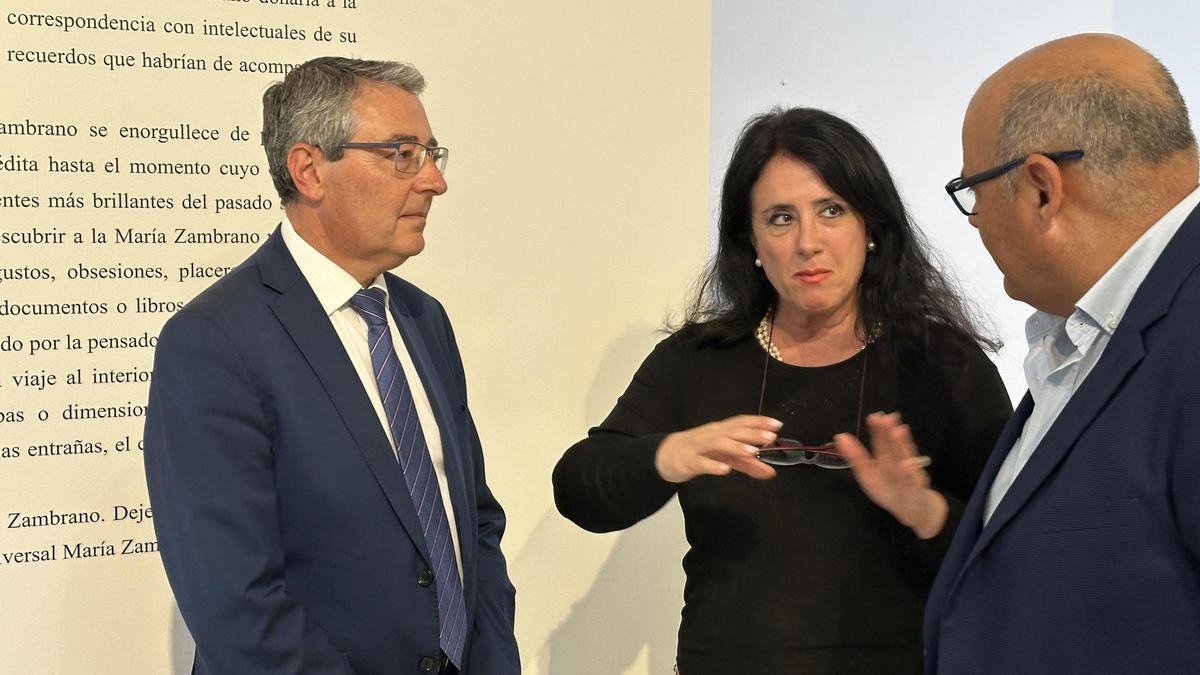 Salado y Lupiáñez, en la muestra.
