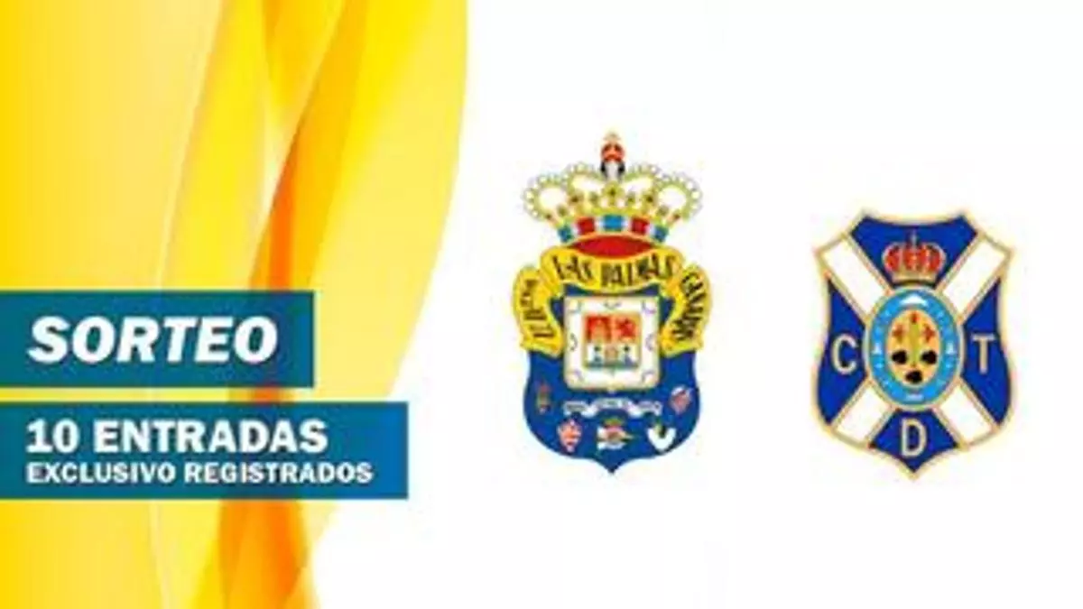 Llévate GRATIS una de las 10 entradas que sorteamos para la UD Las Palmas - CD Tenerife