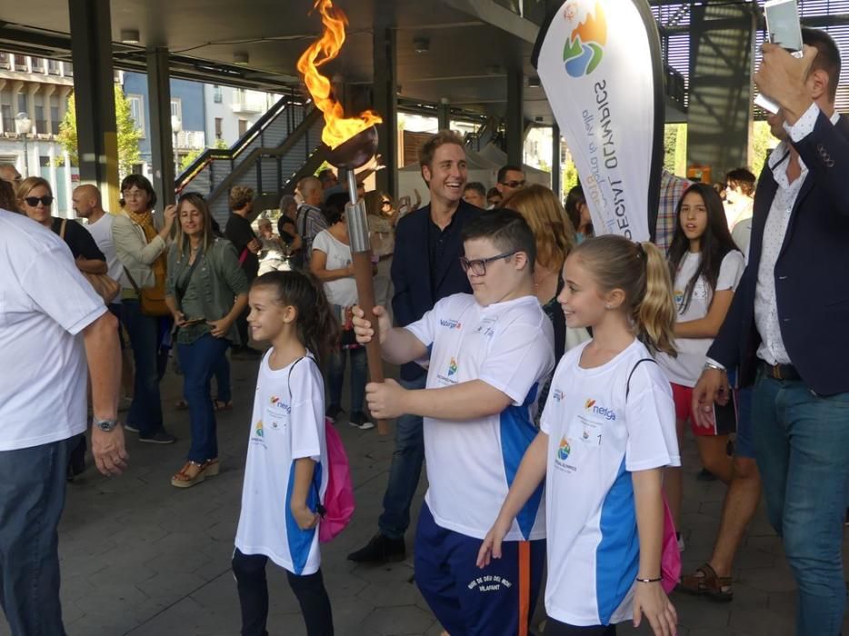 La flama dels Special Olympics arriba a Figueres