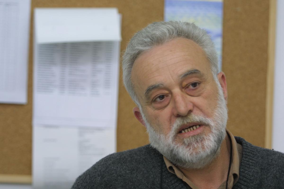 Daniel Moreno, en la Escola d'Adults