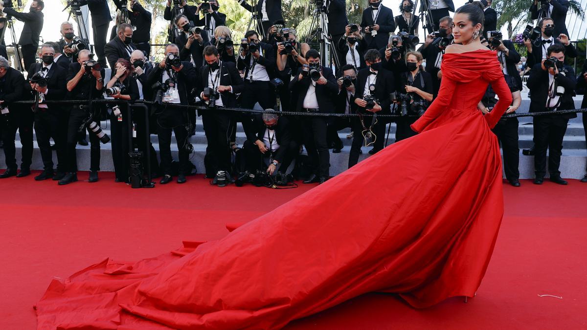 Marta Lozano en la alfombra roja del Festival de Cannes