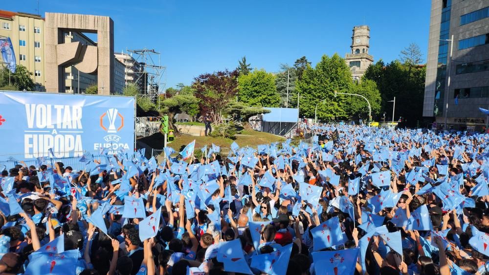 Las imágenes de la celebración del Celta europeo en Balaídos