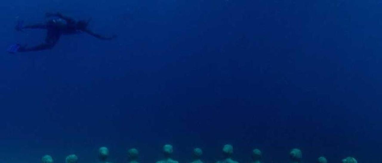 Escultura subacuática de Jason de Caires Taylor.