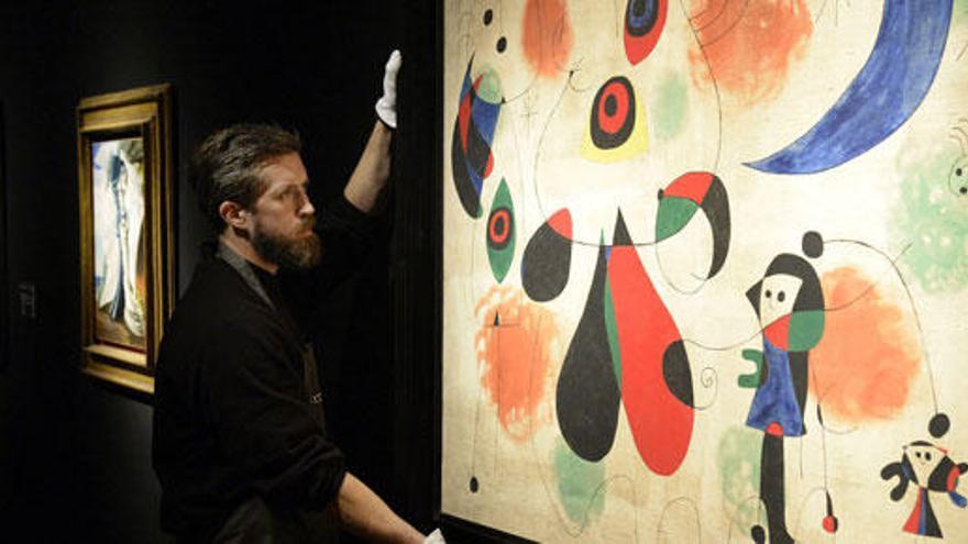 El cuadro de Miró vendido en Christie&#039;s de Londres.