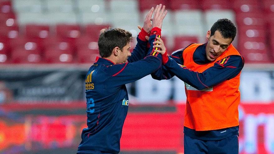 Las bonitas palabras de Xabi Alonso a Busquets tras anunciar que cuelga las botas