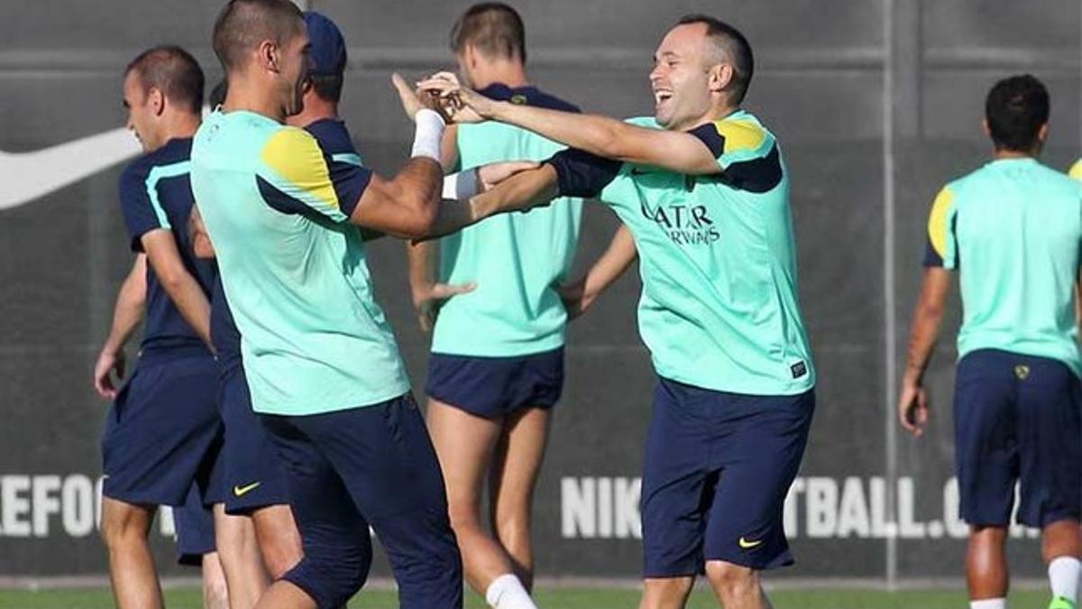 Iniesta y Valdés mantienen una gran amistad