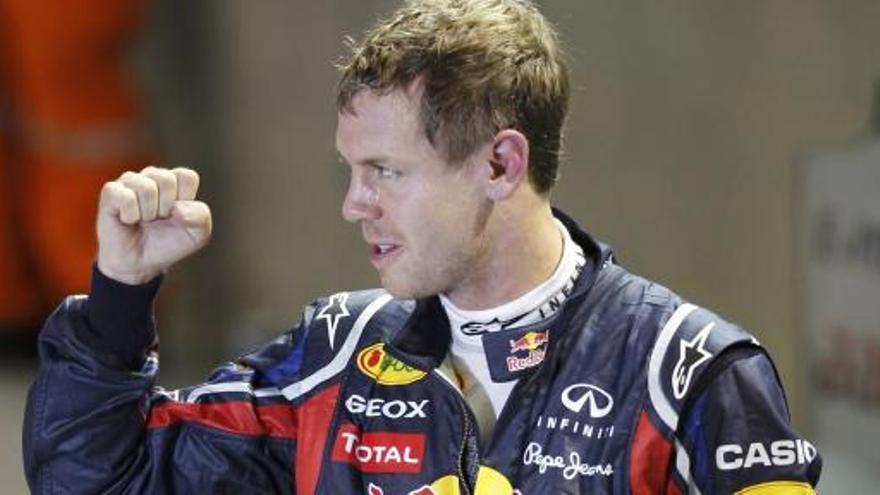 Sebastian Vettel, el más rápido en la sesión de clasificación del GP de Singapur.