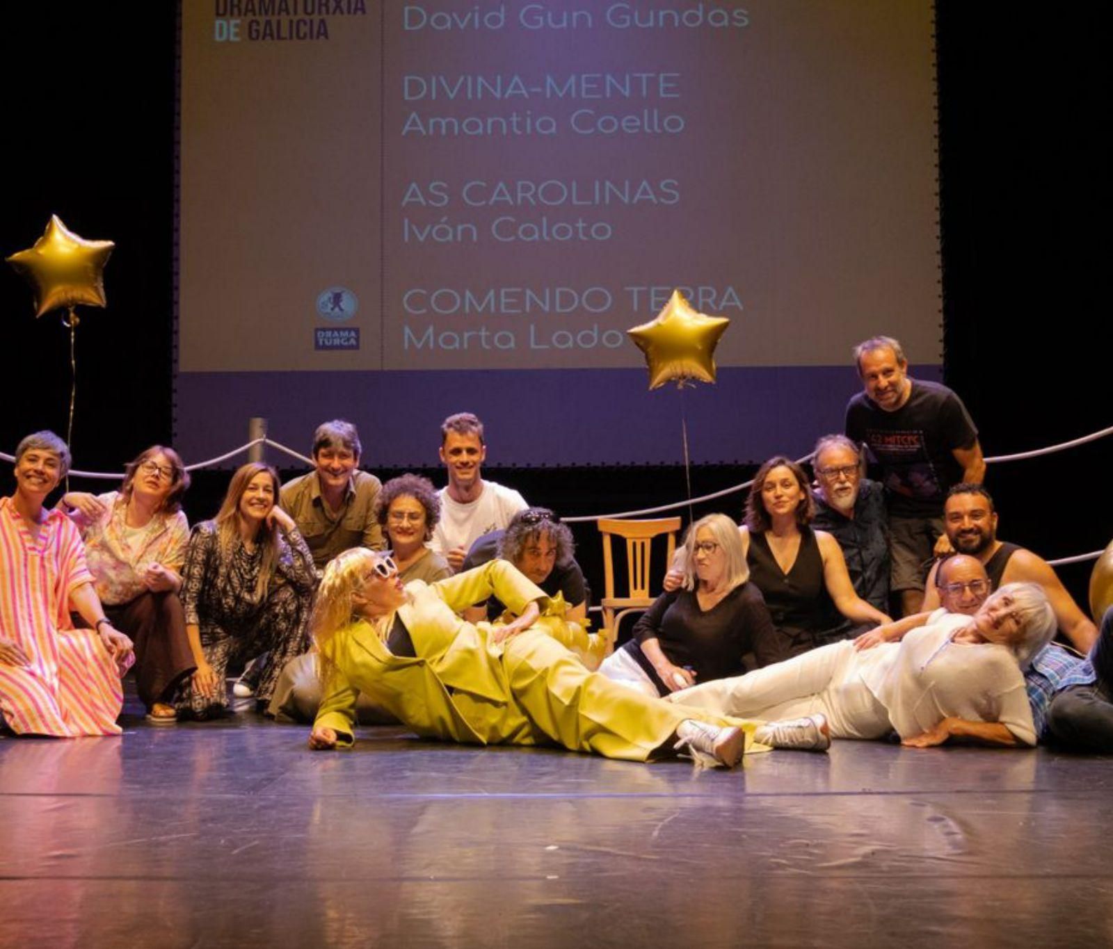 Participantes en el Torneo de Dramaturxia en el ring. | Mostra