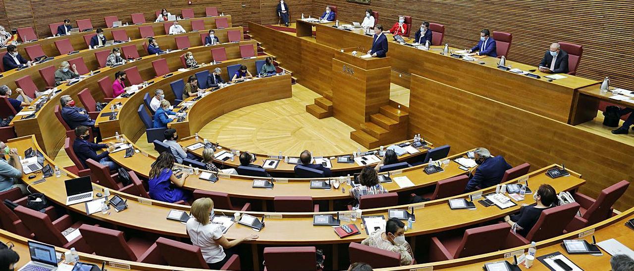 Debate de Política General en las Corts el pasado mes de septiembre. | LEVANTE-EMV