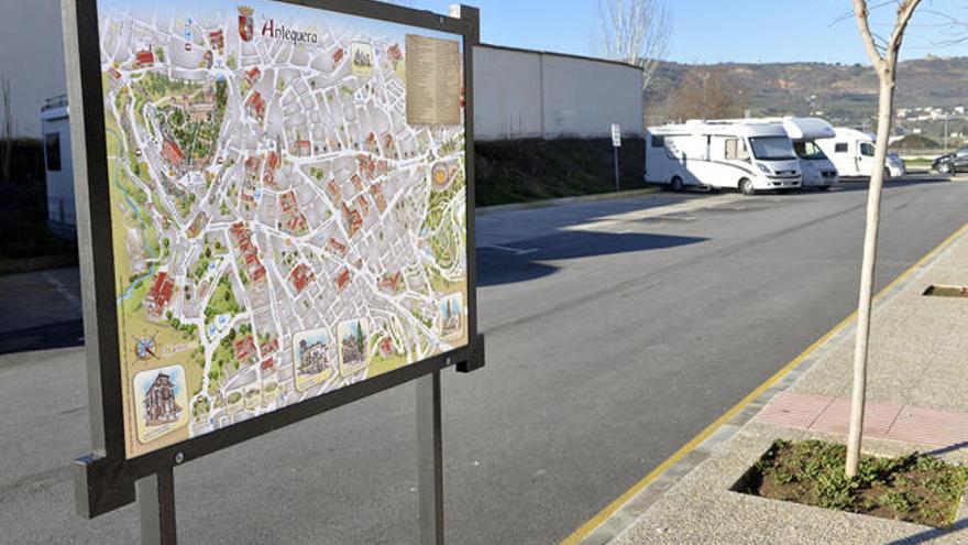 Uno de los mapas turísticos instalados en la ciudad.