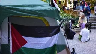 Los estudiantes de la UB mantendrán la acampada hasta pasadas las elecciones