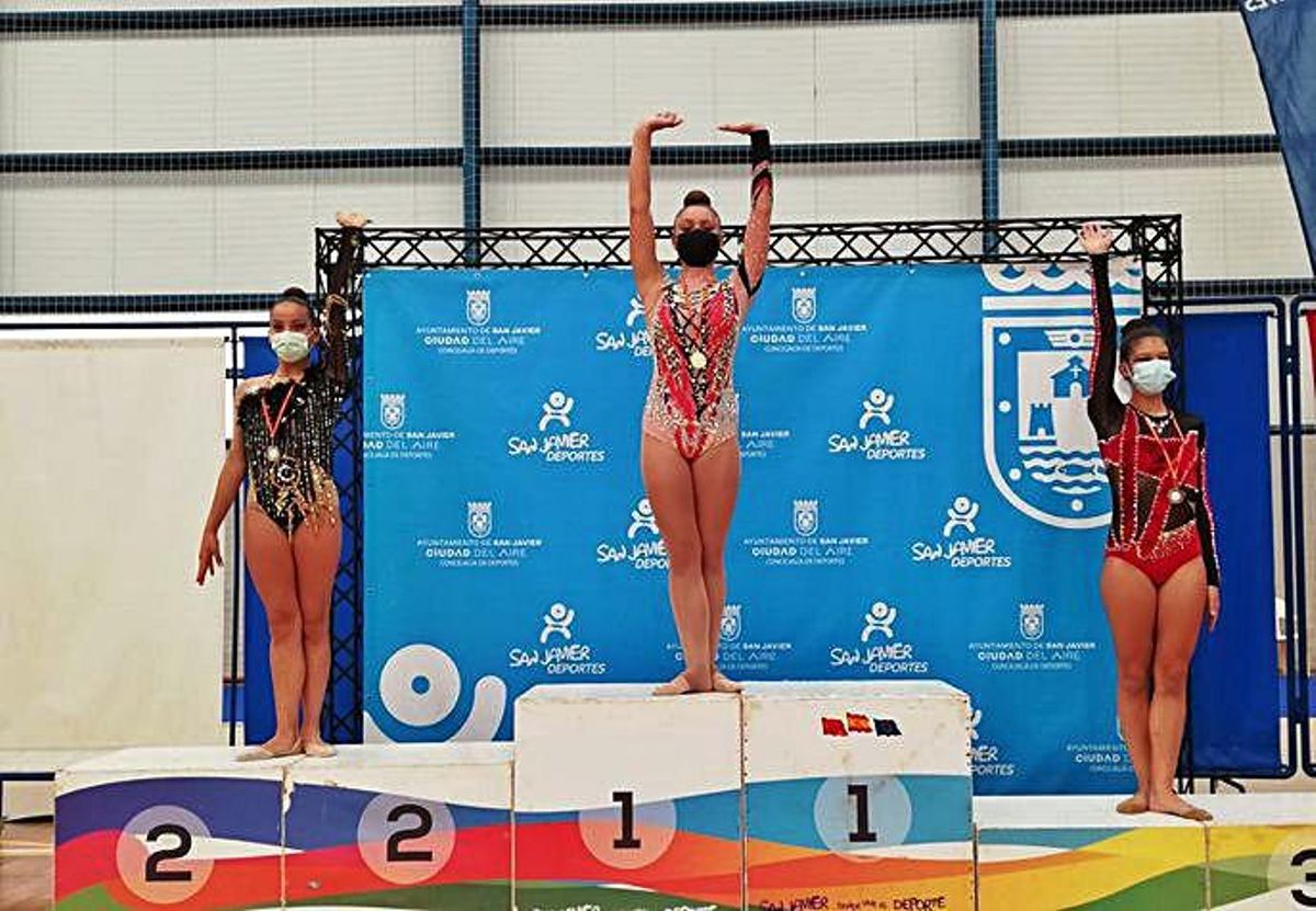 La gimnasia rítmica regional inicia la temporada en San Javier | FGRM