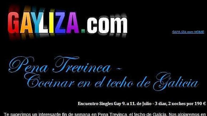 Portales webs que ofrecen turismo y ocio al colectivo gay.