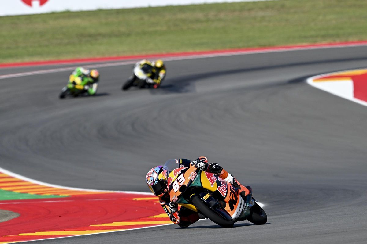 Álvaro Carpe, en el Gran Premio de Aragón