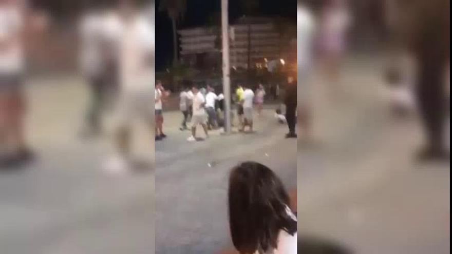 Peleas en Canarias | Batalla campal en Maspalomas