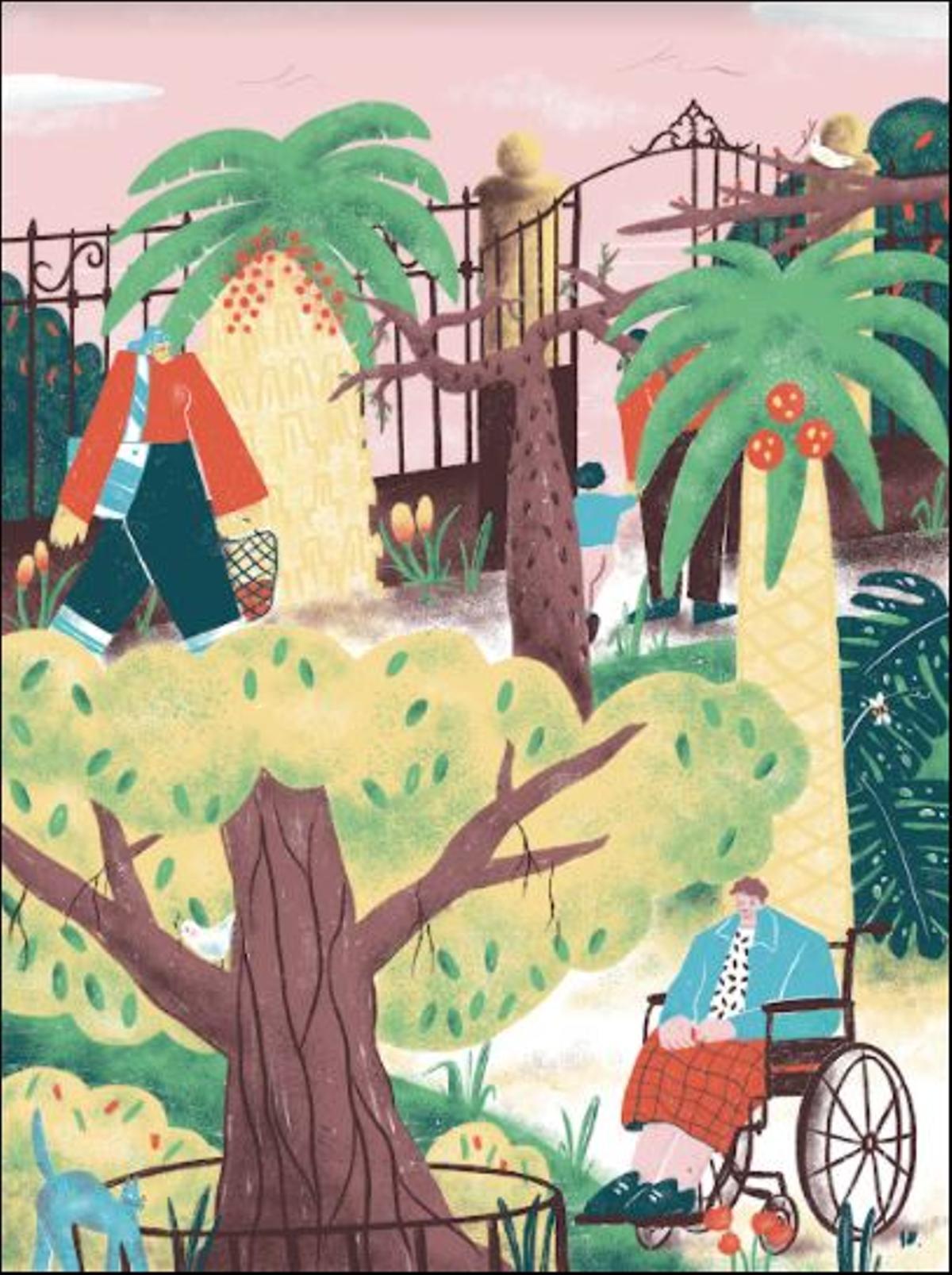Jardín de Ayora, visto por Ana Fernández.