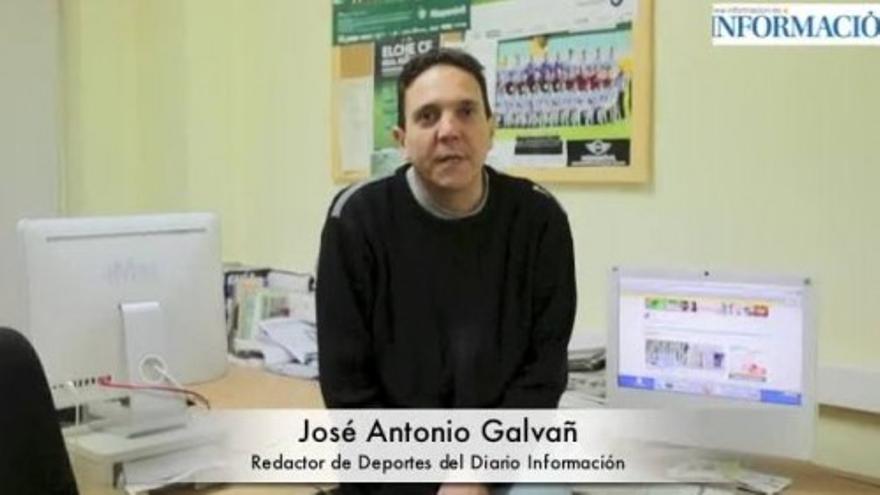 El redactor de Deportes de INFORMACION Jose Antonio Galvañ hace balance del fin de año del Elche CF