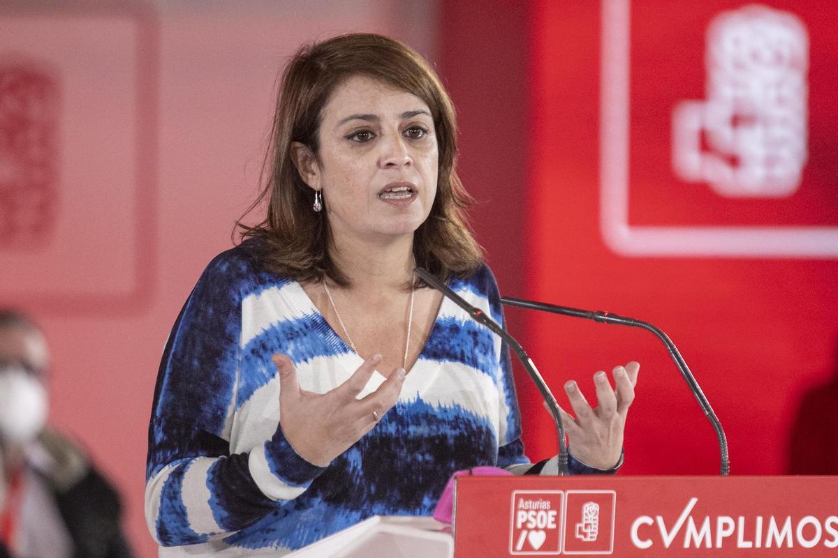 Archivo - La vicesecretaria general del PSOE, Adriana Lastra