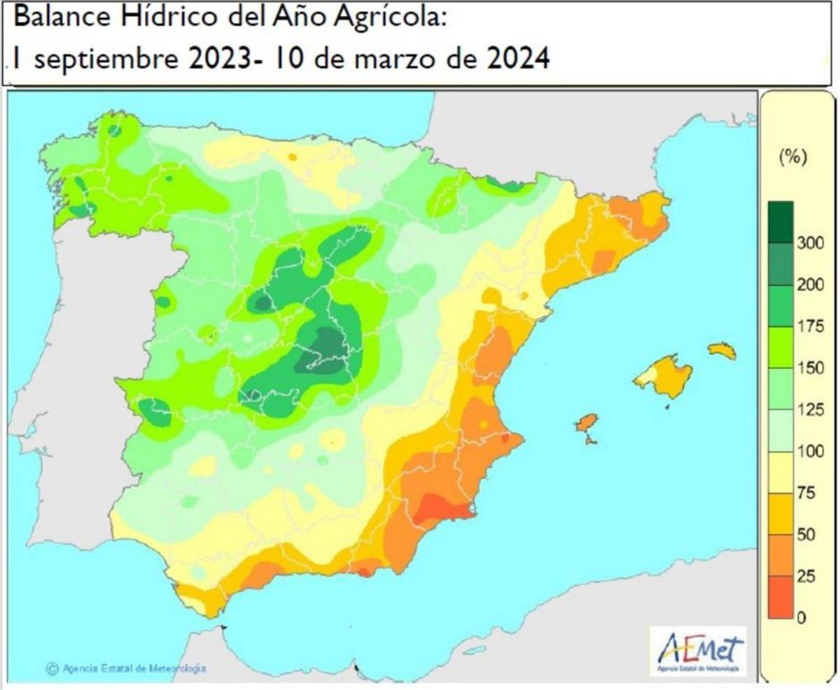 El año agrícola, positivo en lluvias en Zamora. | Aemet