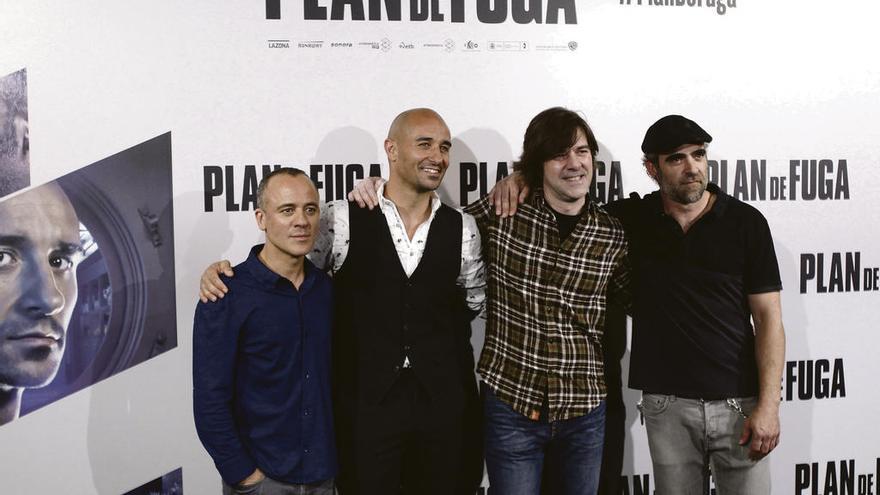 Gutiérrez, Alain Hernández, el director Iñaki Dorrosoro y Luis Tosar.