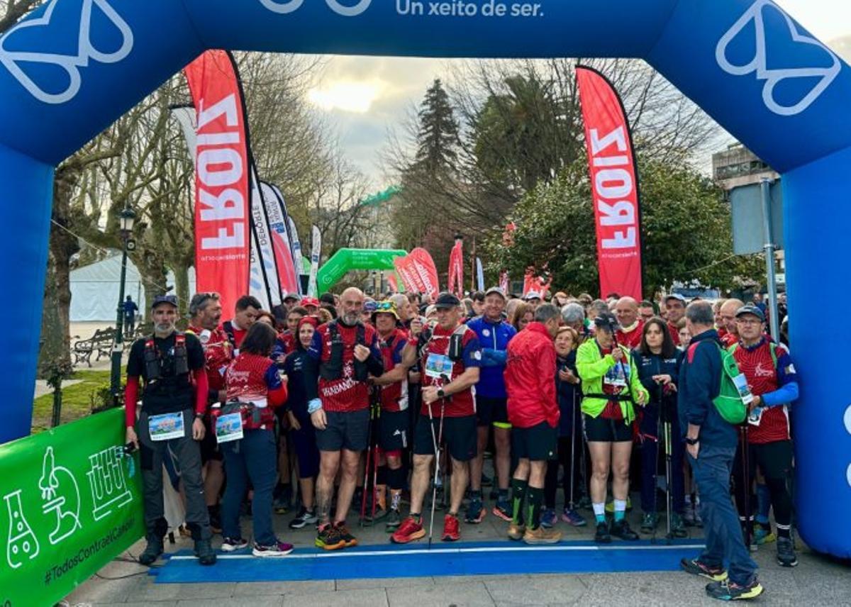 La salida de la andaina solidaria contra el cáncer. | FDV