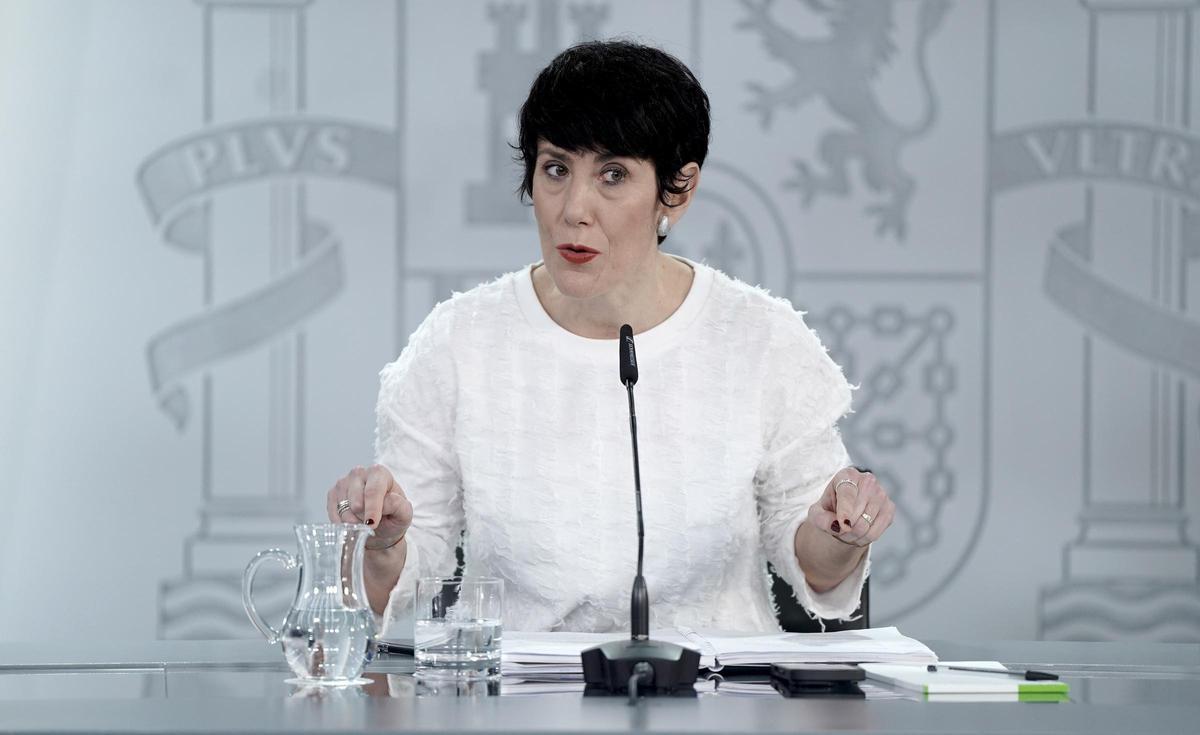 La ministra de Inclusión, Seguridad Social y Migraciones, Elma Saiz