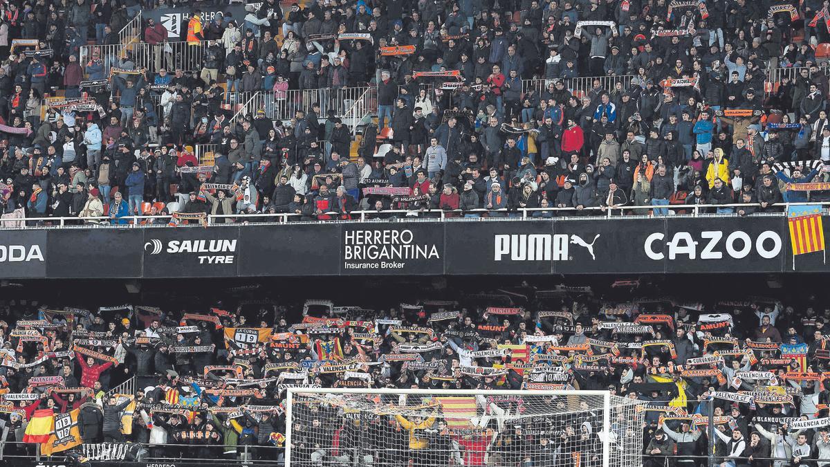 Partido de liga Valencia CF - Almeria CF