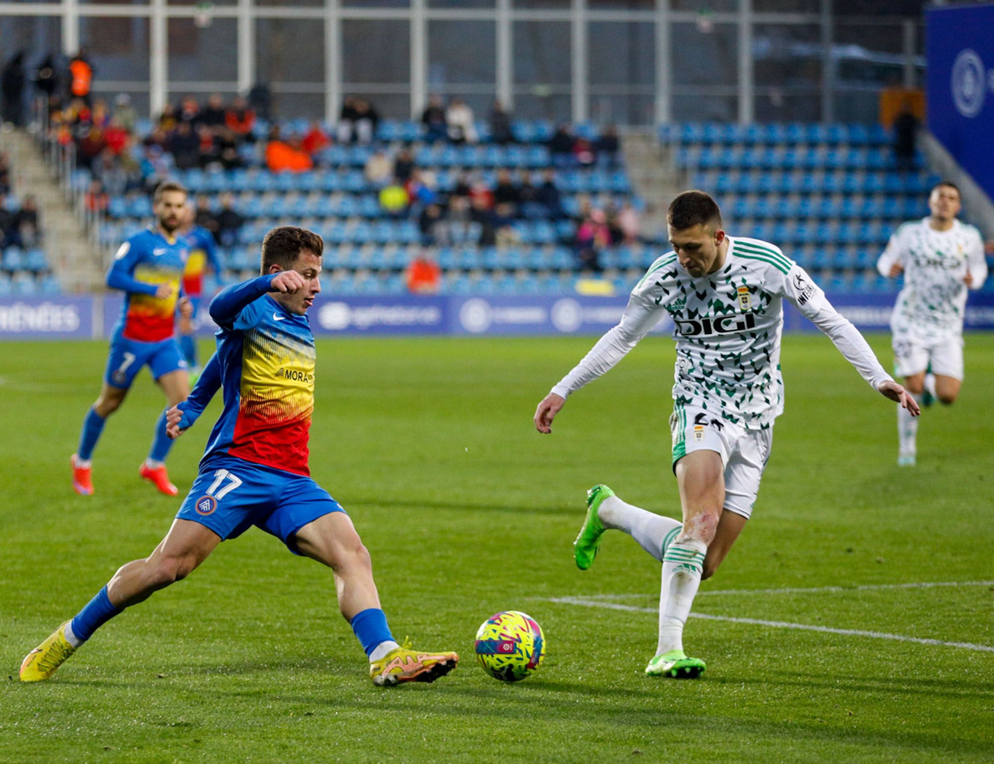EN IMÁGENES, El partido entre el Andorra y el Real Oviedo