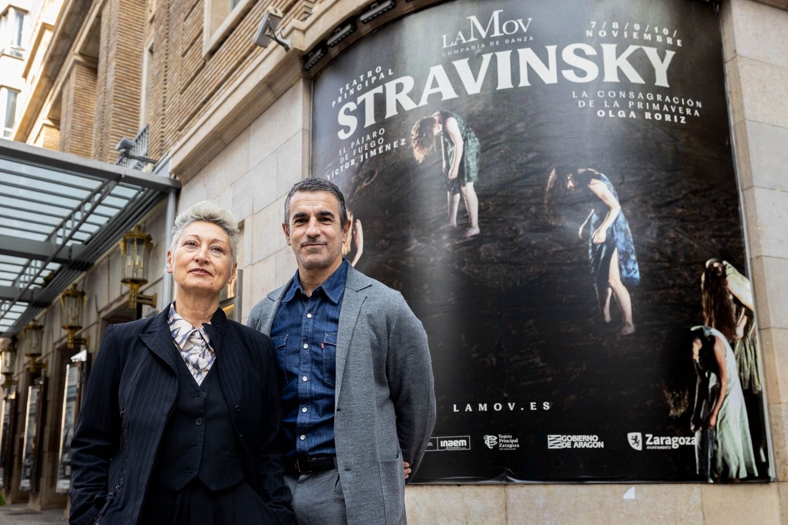 Olga Roriz y Víctor Jiménez, coreógrafos de las dos piezas que componen el espectáculo 'Stravinsky'.
