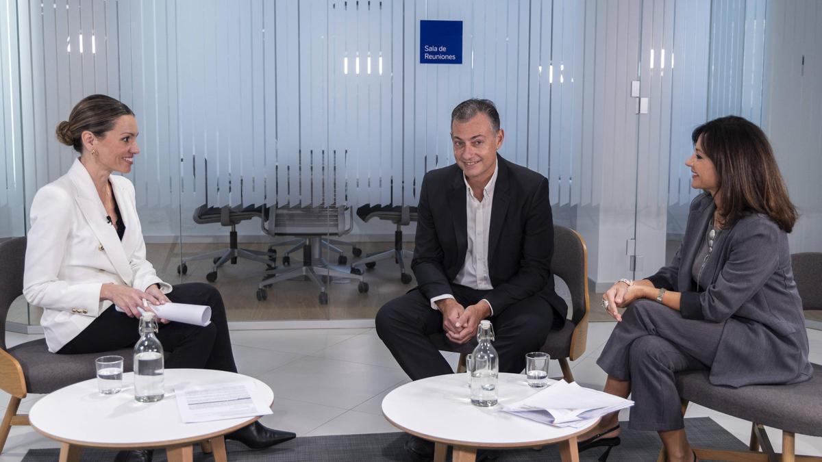 Silvia Tomás, Rafa Tomás y Cristina Domínguez durante ‘Tu legado en buenas manos’.