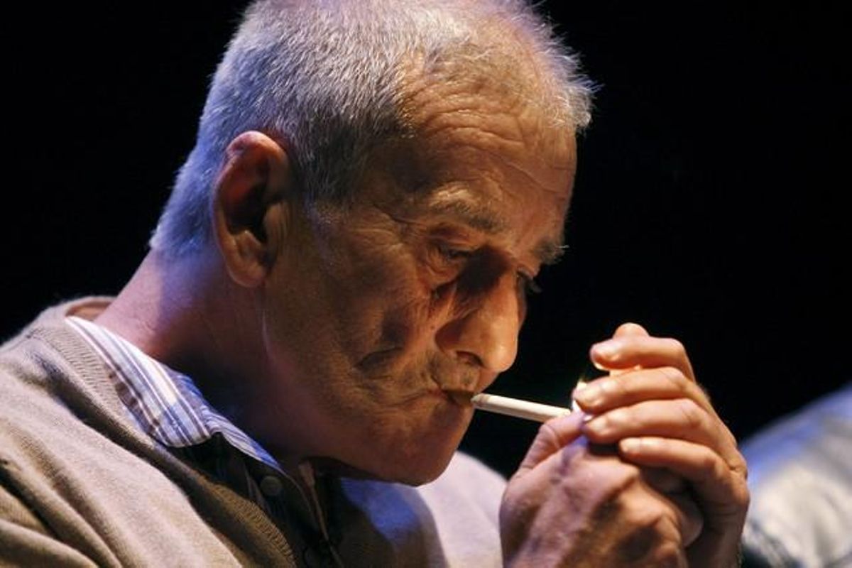 L’escriptor Leopoldo María Panero, al Círculo de Bellas Artes de Madrid.