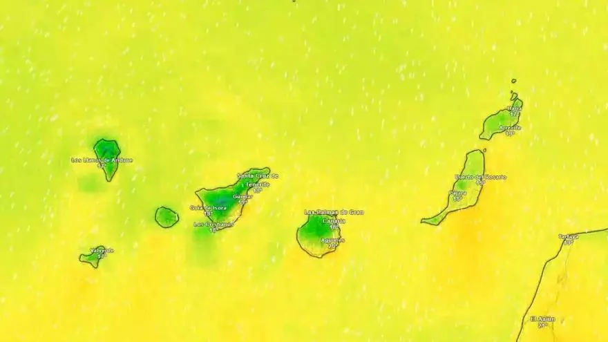 Previsión del tiempo en Canarias (del 18 al 24 de mayo)