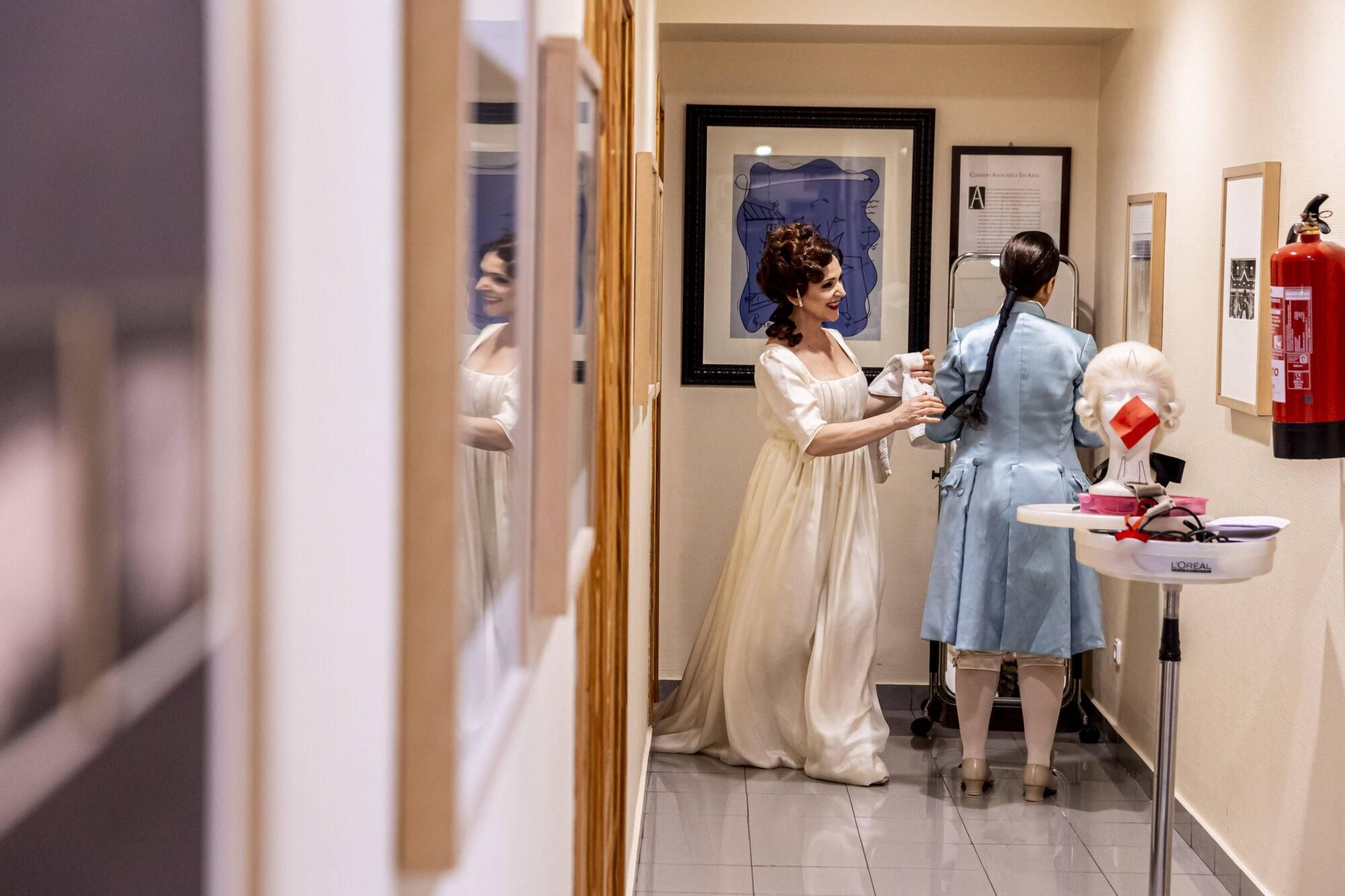 EN IMÁGENES: Ensayo en el Campoamor de la ópera "Las bodas de Fígaro"