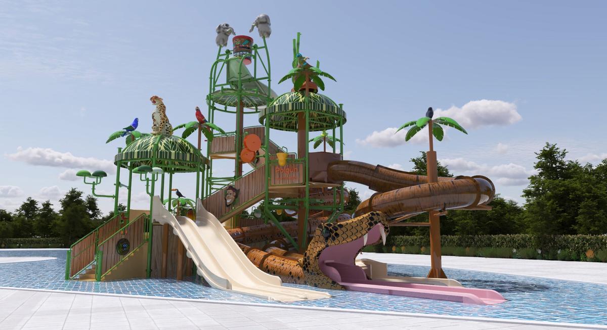 Una de las zonas de Aqualandia Benidorm.