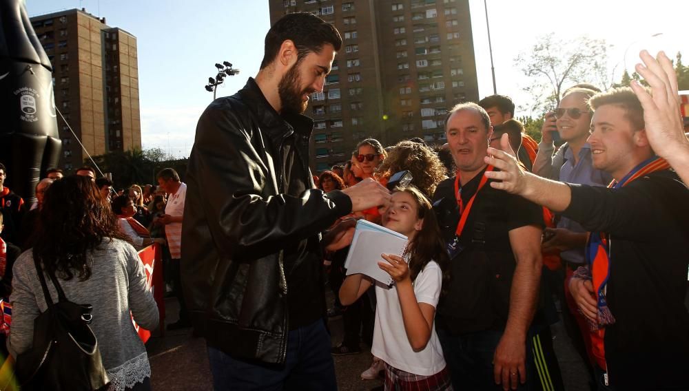 Llegada del Valencia Basket a la final de la Eurocup