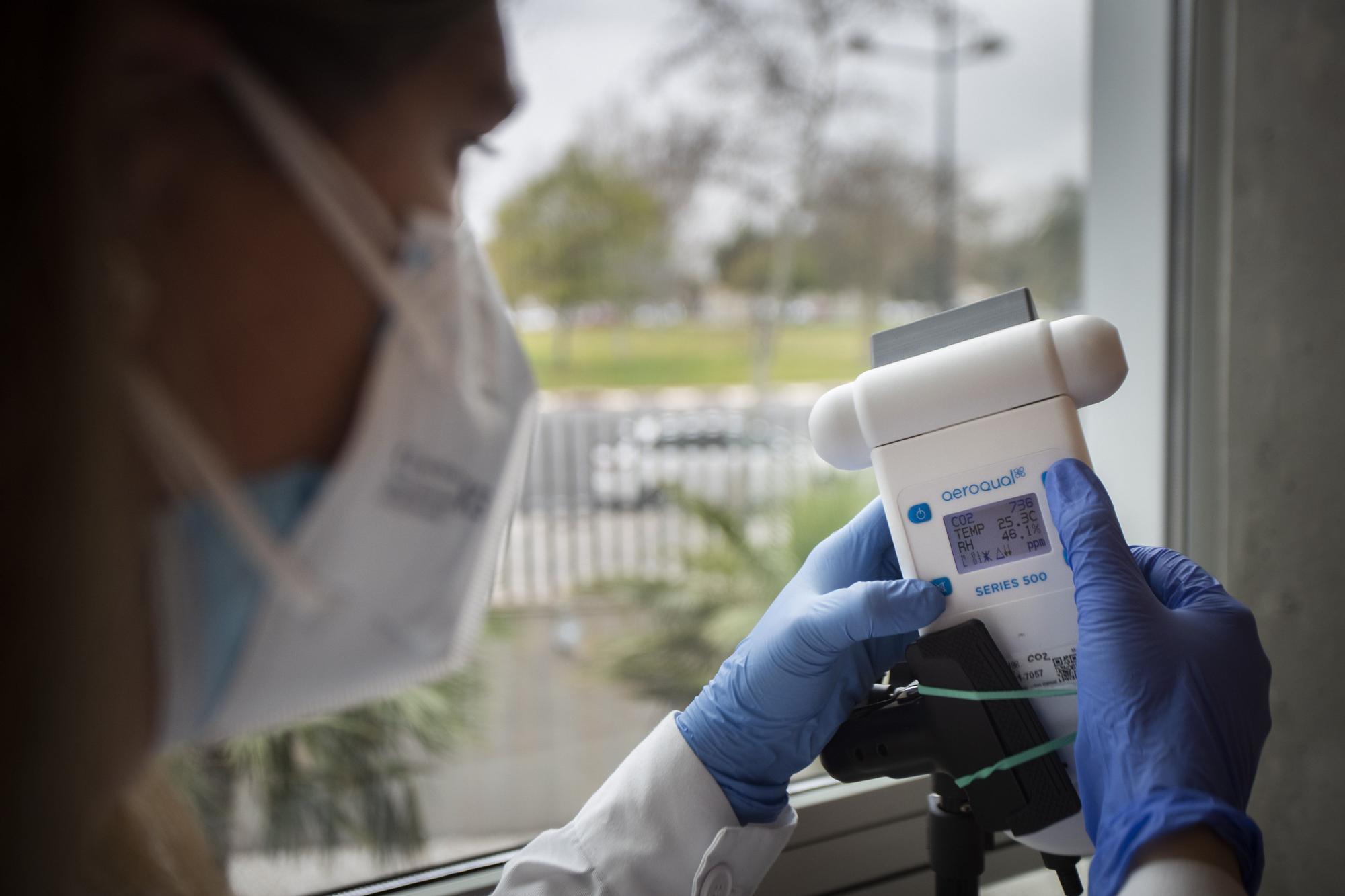 Detectores de covid en aulas y ambulatorios valencianos