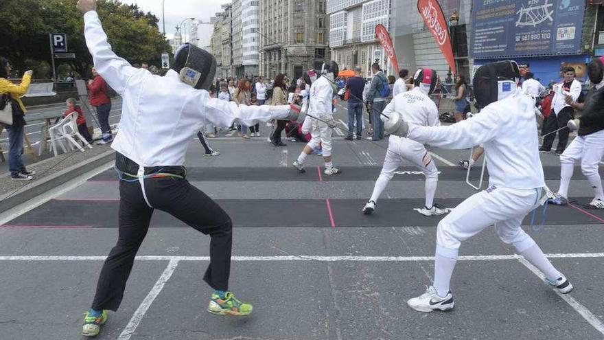 Actividades del Día del Deporte en la Calle de 2013, celebradas en los Cantones.